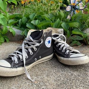 Black Converse Hi-tops